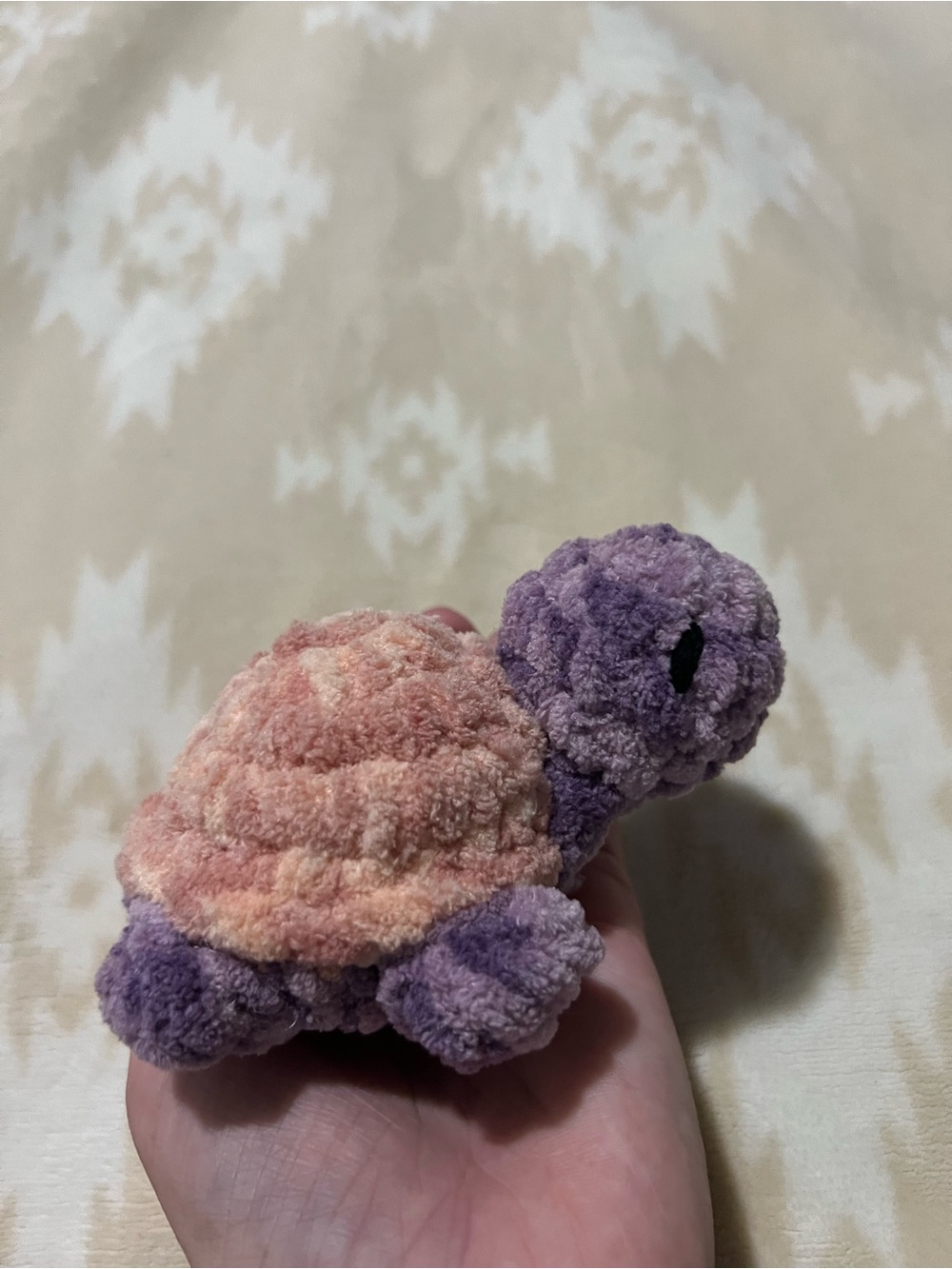 Plush Crocheted Turtle 🐢 - Picture 4 of 5